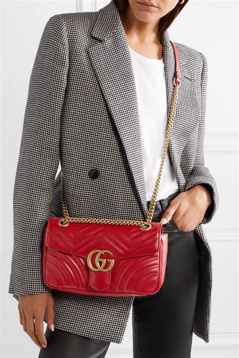 gucci marmont black red|gucci marmont small shoulder bag.